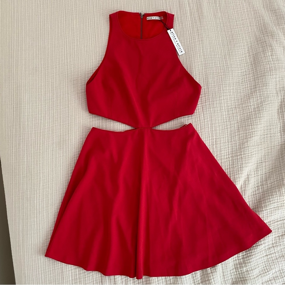 Alice + Olivia Cara Fit Flare Dress - Picture 3 of 7